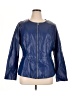 Ashley Stewart 100% Polyurethane Blue Jacket Size 14 Plus - photo 1