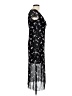 No Comment Floral Black Casual Dress Size L - photo 4