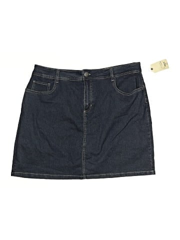St. John's Bay Denim Skirt (view 1)