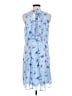 Elle 100% Polyester Blue Casual Dress Size M - photo 2