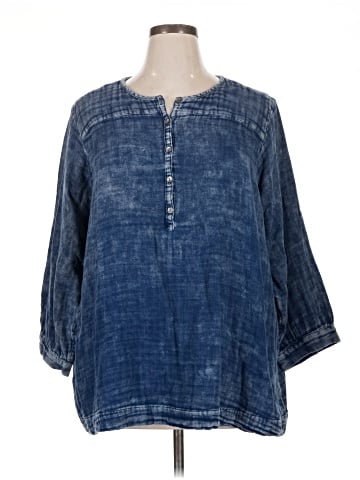 Purejill 3/4 Sleeve Blouse (view 1)