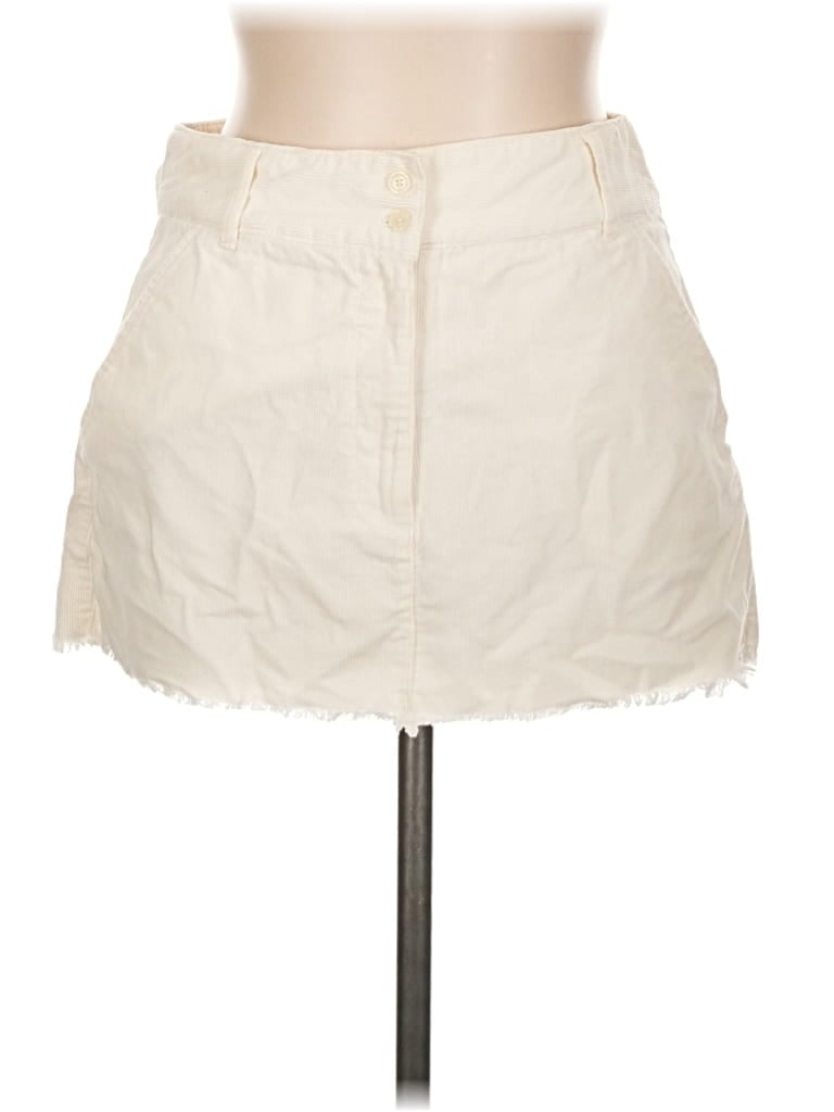 Pre-owned White Stag Casual Skirt In Ivory