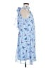 Elle 100% Polyester Blue Casual Dress Size M - photo 4