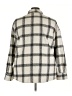 Unbranded 100% Polyester Plaid Gray 3/4 Sleeve Blouse Size 4XL - photo 2