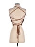 MNG 100% Polyester Brown Bodysuit Size S - photo 2
