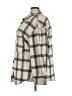 Unbranded 100% Polyester Plaid Gray 3/4 Sleeve Blouse Size 4XL - photo 5