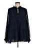 Prettygarden 100% Polyester Solid Blue Casual Dress Size L - photo 1