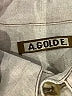 AGOLDE 100% Linen Solid Tan Long Sleeve Button-Down Shirt Size M - photo 7