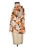 THML 100% Cotton Floral Orange Sleeveless Blouse Size S - photo 5