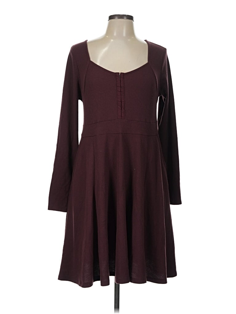 Pre-owned Torrid Casual Dress In Burgundy