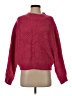 MNG Solid Red Pullover Sweater Size S - photo 1