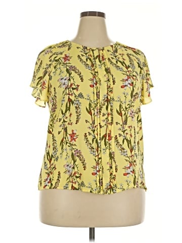 Worthington Short Sleeve Blouse (view 1)