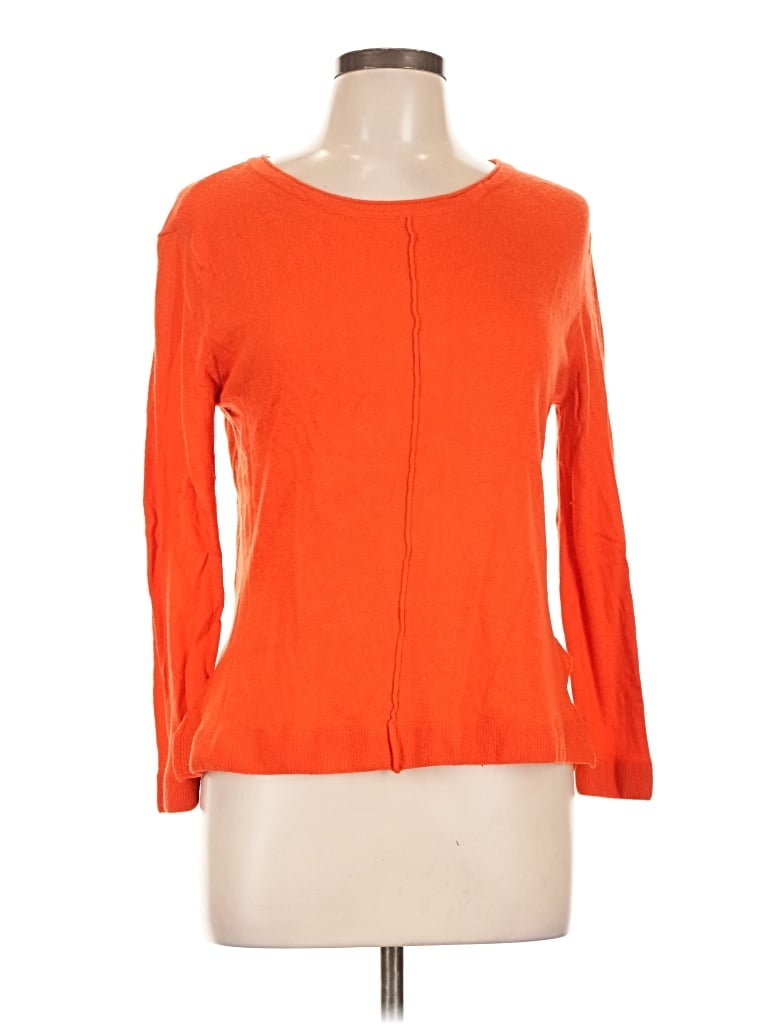 Pre-owned Assorted Brands Cardigan Sweater In Orange