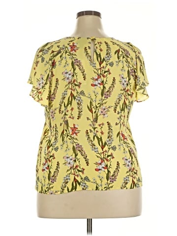 Worthington Short Sleeve Blouse (view 2)