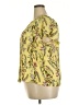 Worthington 100% Polyester Yellow Short Sleeve Blouse Size XXL Petite - photo 5