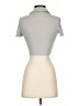 Shein Silver Short Sleeve Turtleneck Size XS - photo 2