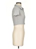 Shein Silver Short Sleeve Turtleneck Size XS - photo 4