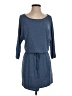 Splendid Solid Blue Casual Dress Size S - photo 1