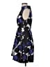 Tyler Boe 100% Polyester Graphic Blue Cocktail Dress Size 6 - photo 5