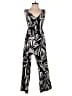 Tahari Graphic Black Jumpsuit Size 2 - photo 1