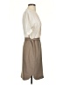 Ann Taylor 100% Polyester Color Block Tan Casual Dress Size 0 - photo 4