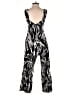 Tahari Graphic Black Jumpsuit Size 2 - photo 2
