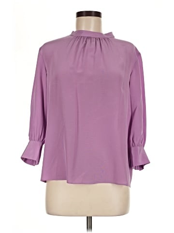 L.K. Bennett 3/4 Sleeve Silk Top (view 1)