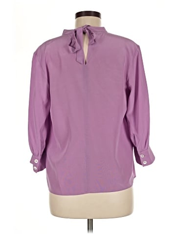 L.K. Bennett 3/4 Sleeve Silk Top (view 2)
