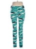 Lularoe Print Teal Leggings Size 1X (Tall & Curvy) - photo 2