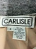Carlisle 100% Silk Argyle Silver Long Sleeve Silk Top Size 4 - photo 7