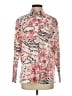 Unbranded Paisley Pink Long Sleeve Button-Down Shirt Size S (estimated) - photo 1