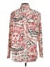 Unbranded Paisley Pink Long Sleeve Button-Down Shirt Size S (estimated) - photo 2