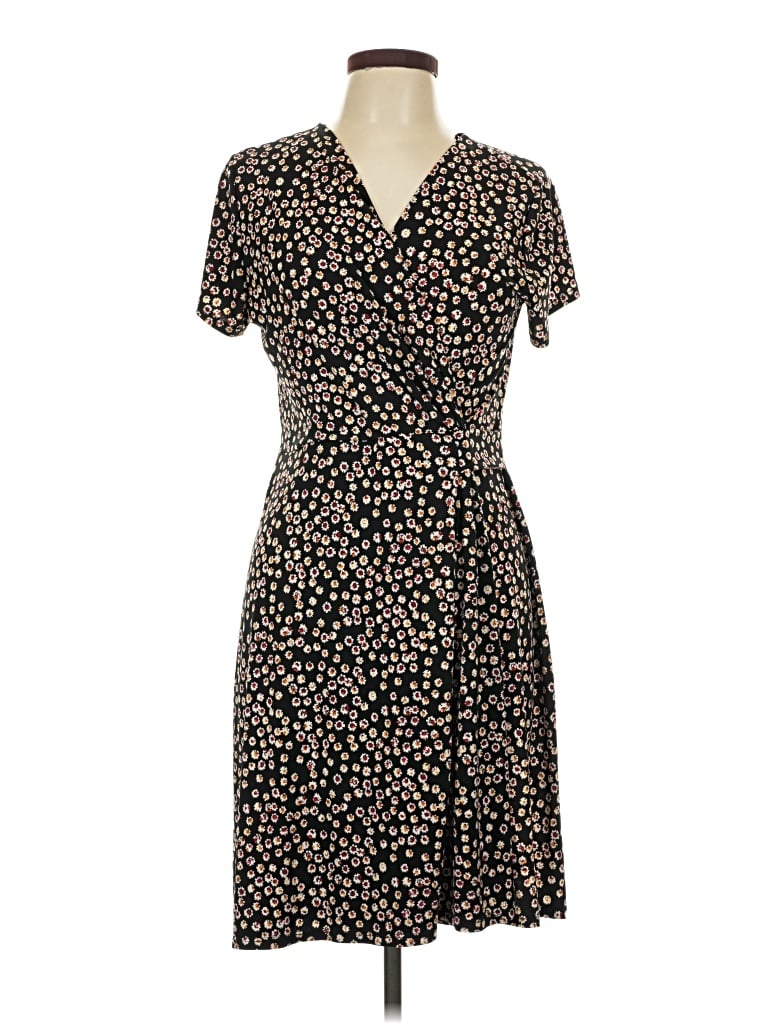 Pre-owned Kaileigh Casual Dress In Black