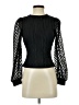 Shein Black Long Sleeve Blouse Size XS - photo 1