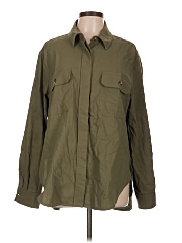 Closed Long Sleeve Button-Down Shirt (view 1)