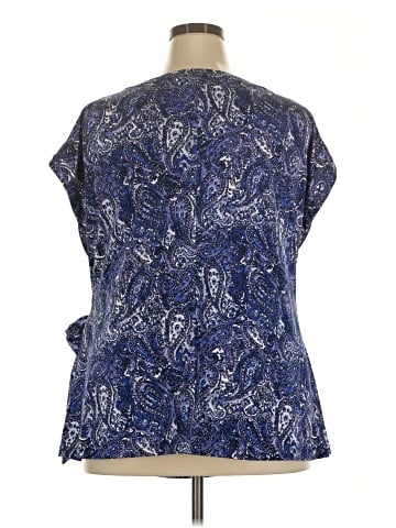 Dana Buchman Short Sleeve Blouse (view 2)