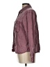 Express 100% Lyocell Burgundy Long Sleeve Button-Down Shirt Size L - photo 5