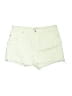 Primark Green Denim Shorts Size 12 - photo 1