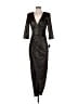 Xscape Metallic Silver Gold Cocktail Dress Size 4 (petite) - photo 1