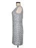 Xscape Silver Cocktail Dress Size 6 - photo 5
