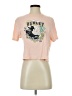 Hurley Pink Short Sleeve Turtleneck Size S - photo 1