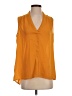 Rose + Olive 100% Polyester Orange Sleeveless Blouse Size M - photo 1