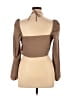 Unbranded Brown 3/4 Sleeve Blouse Size 1X - photo 2