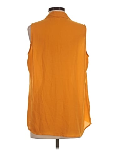Rose + Olive Sleeveless Blouse (view 2)