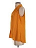 Rose + Olive 100% Polyester Orange Sleeveless Blouse Size M - photo 5