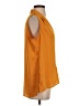 Rose + Olive 100% Polyester Orange Sleeveless Blouse Size M - photo 4