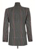 Giraffe 100% Acetate Houndstooth Gray Blazer Size 6 - photo 2