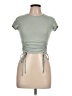 Forever 21 Green Short Sleeve Top Size L - photo 1