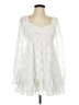 Evolutionary 100% Polyester White Casual Dress Size L - photo 1