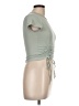 Forever 21 Green Short Sleeve Top Size L - photo 4